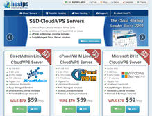 Tablet Screenshot of hostpc.com